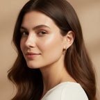 Kolczyki koła pozłacane – skręcone koła ze srebra 925 – złoty twist