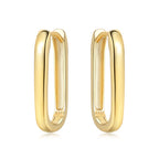 Kolczyki koła pozłacane – owalne koła ze srebra