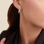 Srebrne kolczyki sztyfty spiralne — geometryczne i klasyczne